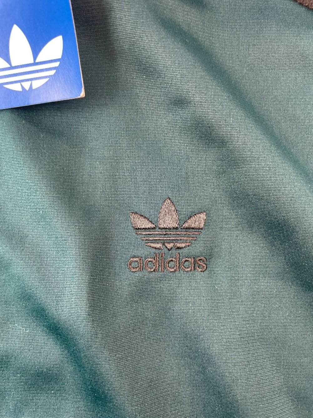Adidas Firebird Kids Track Jacket Aurora Ivy Dark Green Kids Size M (11-12Y) NWT - Picture 2 of 6
